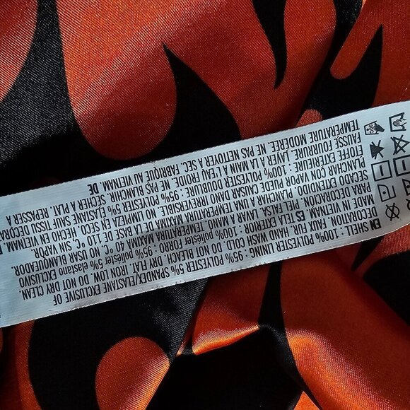 Flamin' Hot Cheetos x Forever 21 Faux Fur Jacket, Women's Small - Picture 7 of 11